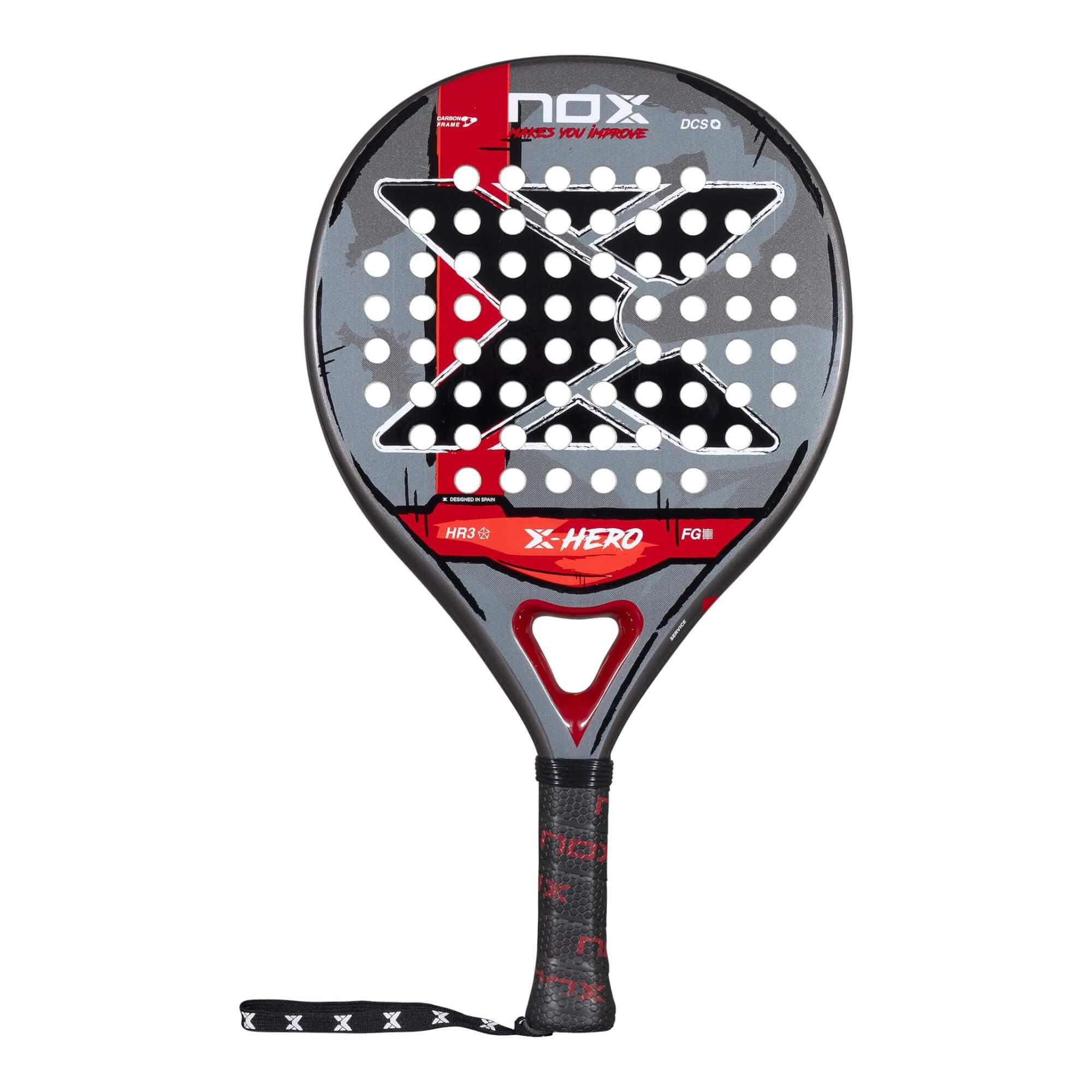 ＴＡＫＥＮ　X1 パワーハンドル　レッド/ブラック　未使用 NOX X-Hero Red 2026 Padel Racket | Beginner | VKS