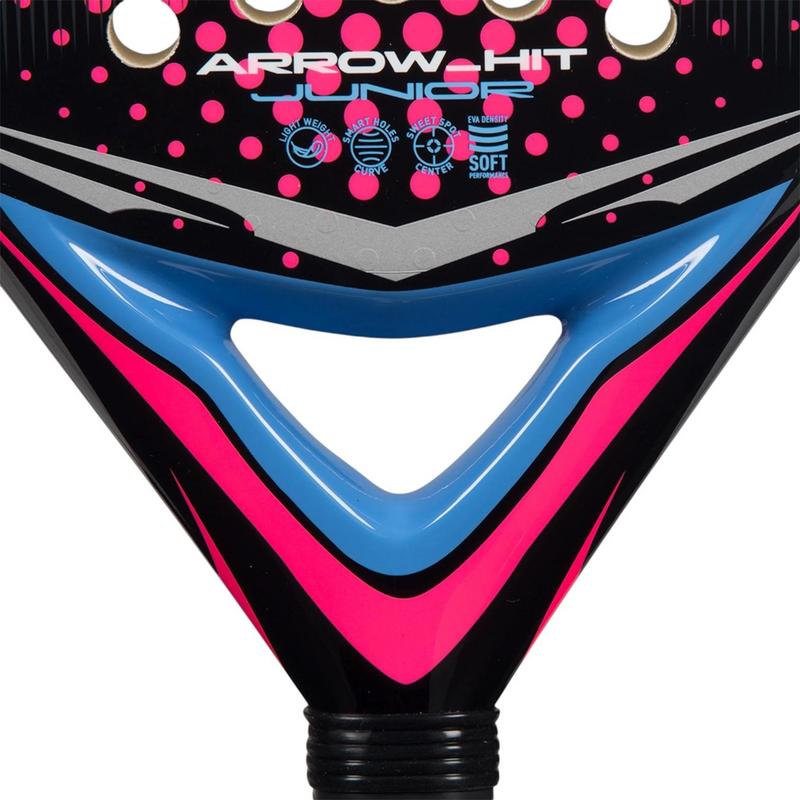 Adidas Arrow Hit Junior Padel Racket (White/Pink) - main image
