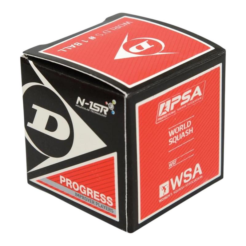 Dunlop Progress Squash Ball - 1 ball, Single Red Dot - main image