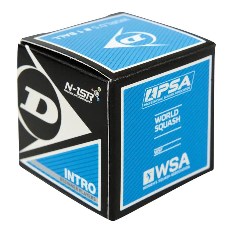 Dunlop Intro Squash Ball - 1 Ball, Single Blue Dot - main image