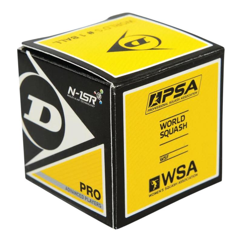 Dunlop Pro Squash Ball - 1 Ball, Double Yellow Dot - main image