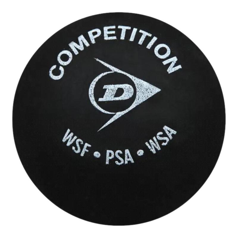 Dunlop Competition Squash Ball - 1 Ball, Single Yellow Dot - main image
