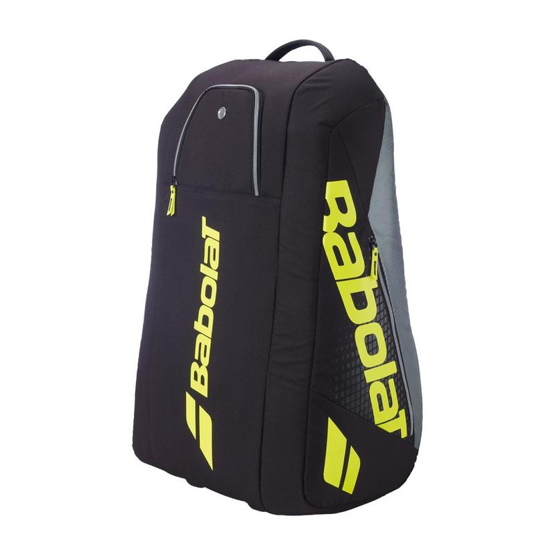 Babolat RH12 Pure Aero 10th GEN 100 Racket Bag - Metallic Grey/ Black/ Fluo Yellow - main image