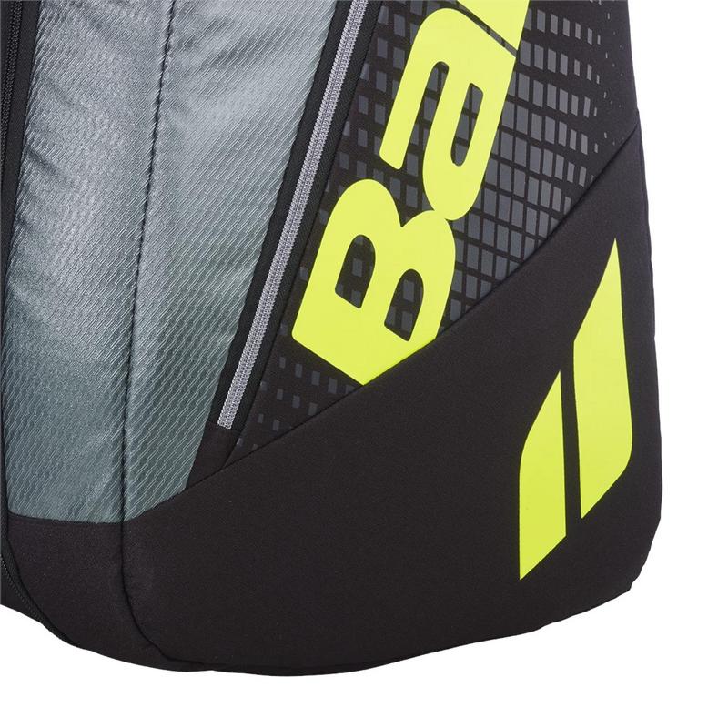 Babolat RH12 Pure Aero 10th GEN 100 Racket Bag - Metallic Grey/ Black/ Fluo Yellow - main image