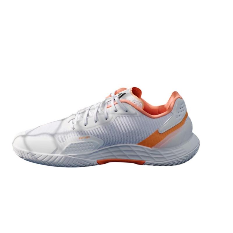 Adidas Defiant Speed 2M Tennis Shoes (White/Orange) - main image