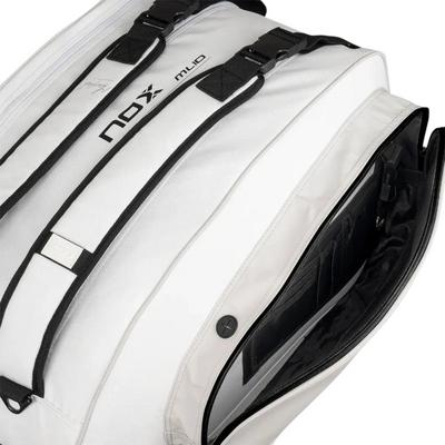 NOX ML10 Team Padel Racket Bag (White/Grey) - thumbnail image 9