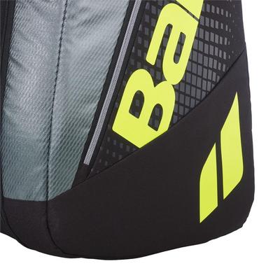 Babolat RH12 Pure Aero 10th GEN 100 Racket Bag - Metallic Grey/ Black/ Fluo Yellow - thumbnail image 5