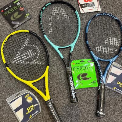Tennis Racket Restringing Service at VKS Rackets