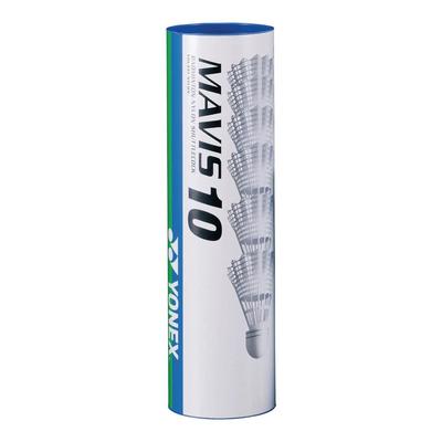 Yonex Mavis 10 Badminton Nylon Shuttlecock - White, Medium Speed