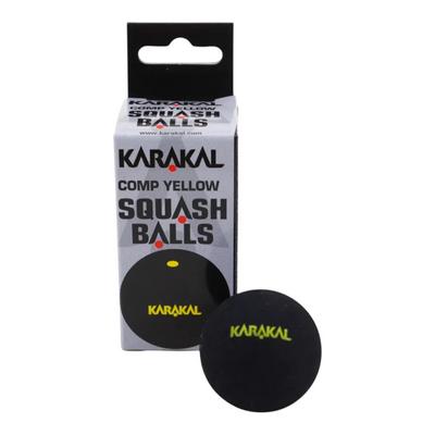 Karakal Comp Yellow Squash Balls (Packs of 2)