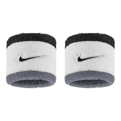 Nike Swoosh Wristband - White/Grey/Black
